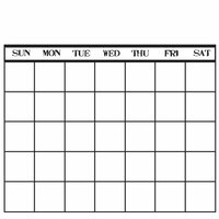 Canvas Corp - 12 x 12 Paper - Stamped Calendar - Black and White