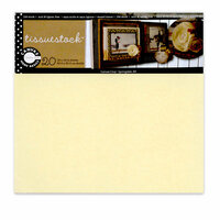 Canvas Corp - Tissuestock Collection - 12 x 12 Tissue Paper Pack - Ivory