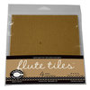 Canvas Corp - 6 x 6 Paper Pack - E-Flute Corrugated Tiles - Kraft