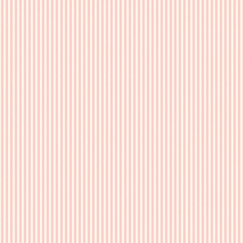 Canvas Corp - Pink and Ivory Collection - 12 x 12 Paper - Ribbon Stripe