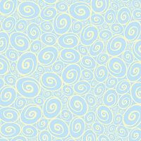 Canvas Corp - Baby Collection - 12 x 12 Paper - Blue and Ivory Swirl Reverse