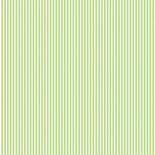 Canvas Corp - Green and Ivory Collection - 12 x 12 Paper - Ribbon Stripe