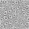 Canvas Corp - Black and White Collection - 12 x 12 Paper - Swirls