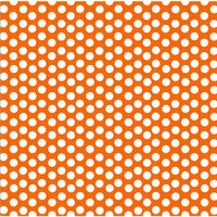 Canvas Corp - Brights Collection - 12 x 12 Paper - Orange and White Dot Reverse