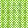 Canvas Corp - Brights Collection - 12 x 12 Paper - Lime Green and White Dot Reverse