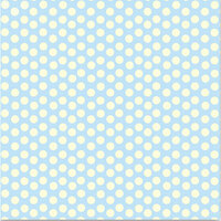 Canvas Corp - Baby Collection - 12 x 12 Paper - Blue and Ivory Dot Reverse