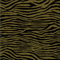 Canvas Corp - Black and Kraft Collection - 12 x 12 Paper - Zebra