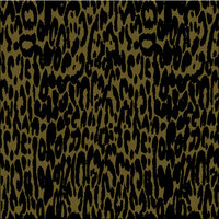 Canvas Corp - Black and Kraft Collection - 12 x 12 Paper - Leopard