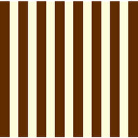 Canvas Corp - Chocolate and Ivory Collection - 12 x 12 Paper - Big Stripe