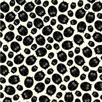 Canvas Corp - Black and Ivory Collection - 12 x 12 Paper - Owls