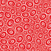 Canvas Corp - Red and Ivory Collection - 12 x 12 Paper - Swirl Reverse