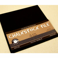 Canvas Corp - Paper Tiles - Black - Chalkstock - 6 x 6