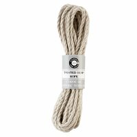 Canvas Corp - Twisted Hemp Rope - White - 7 Feet