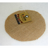 Canvas Corp - Burlap Shapes - Round