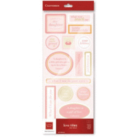 Chatterbox - Love Tile Stickers - My Daughter, CLEARANCE