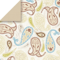 Chatterbox - Scrapbook Walls - Courtyard Room - Courtyard Paisley, CLEARANCE
