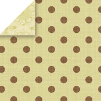 Chatterbox - Scrapbook Walls - Courtyard Room - Cardstock - Courtyard Dots, CLEARANCE