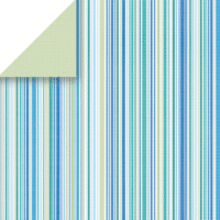 Chatterbox - Scrapbook Walls - 12x12 Paper Doublesided - Igloo - Igloo Stripe
