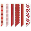 Chatterbox - Decorative Ribbon II - Scarlet - Red, CLEARANCE
