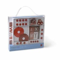 Chatterbox - Embellishment Boxes - Scarlet & Burgundy, CLEARANCE