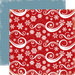 Carta Bella Paper - All Bundled Up Collection - Christmas - 12 x 12 Double Sided Paper - Snowflake Swirl