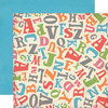 Carta Bella Paper - Alphabet Junction Collection - 12 x 12 Double Sided Paper - Tossed Letters