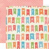 Carta Bella Paper - Alphabet Junction Collection - 12 x 12 Double Sided Paper - Alphabet Banner