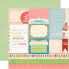 Carta Bella Paper - Alphabet Junction Collection - 12 x 12 Double Sided Paper - Alpha Cards