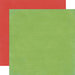 Carta Bella Paper - Alphabet Junction Collection - 12 x 12 Double Sided Paper - Leafy Green
