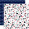 Carta Bella Paper - Ahoy There Collection - 12 x 12 Double Sided Paper - Anchors Away