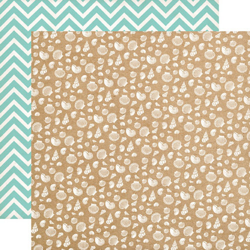 Carta Bella Paper - Ahoy There Collection - 12 x 12 Double Sided Paper - Seashells