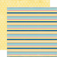 Carta Bella Paper - Beach Boardwalk Collection - 12 x 12 Double Sided Paper - Beachy Stripe