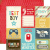 Carta Bella Paper - Boy Oh Boy Collection - 12 x 12 Double Sided Paper - Journaling Cards