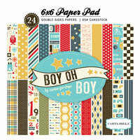 Carta Bella Paper - Boy Oh Boy Collection - 6 x 6 Paper Pad