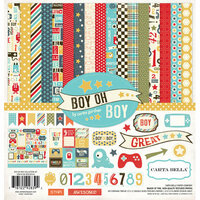 Carta Bella Paper - Boy Oh Boy Collection - 12 x 12 Collection Kit