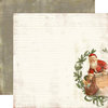 Carta Bella Paper - Christmas Day Collection - 12 x 12 Double Sided Paper - Down the Chimney