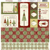 Carta Bella Paper - Christmas Day Collection - 12 x 12 Cardstock Stickers - Alphabet
