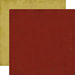 Carta Bella Paper - Christmas Day Collection - 12 x 12 Double Sided Paper - Crimson