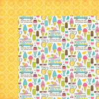 Carta Bella Paper - Cool Summer Collection - 12 x 12 Double Sided Paper - Cool Off