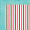 Carta Bella Paper - Cool Summer Collection - 12 x 12 Double Sided Paper - Neapolitan Stripe