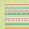 Carta Bella Paper - Cool Summer Collection - 12 x 12 Double Sided Paper - Ice Cream Borders