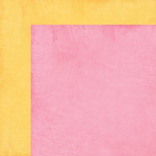 Carta Bella Paper - Cool Summer Collection - 12 x 12 Double Sided Paper - Picnic Pink