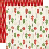 Carta Bella Paper - Christmas Time Collection - 12 x 12 Double Sided Paper - Trim the Tree