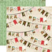 Carta Bella Paper - Christmas Time Collection - 12 x 12 Double Sided Paper - Holiday Banners
