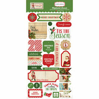 Carta Bella Paper - Christmas Time Collection - Chipboard Stickers