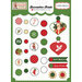 Carta Bella Paper - Christmas Time Collection - Decorative Brads