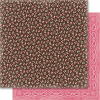 Carta Bella Paper - Samantha Walker - Giddy Up Collection - Girl - 12 x 12 Double Sided Paper - Calico