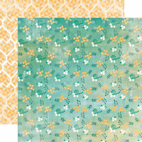 Carta Bella Paper - Hello Again Collection - 12 x 12 Double Sided Paper - Small Floral