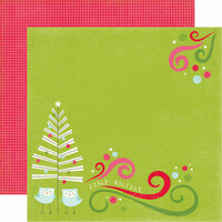 Carta Bella Paper - Merry and Bright Collection - Christmas - 12 x 12 Double Sided Paper - Jolly Holiday