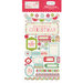 Carta Bella Paper - Merry and Bright Collection - Christmas - Chipboard Stickers